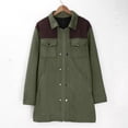 thumbnail image 4 of Men's Western Cowboy Suede Jacket Vintage Plush Collar Faux Leather Winter Warm Overcoat with 4 Pockets, 4 of 7