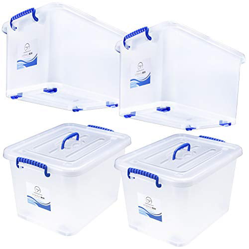 Plastic Storage Bins With Lids And, Large Plastic Storage Boxes With Lids And Wheels