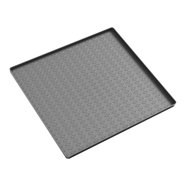 Funda para lavadora y secadora Funda para lavadora con bordes elevados Alfombrilla para secadora Almohadilla protectora a prueba de polvo gris