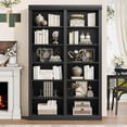 thumbnail image 7 of Studyset 74.5" Tall Bookshelf with Double Storage,6-Tier Wide Bookshelves w/ 12 Cubbies,Extra Large Bookshelf,Freestanding Display Storage Shelves,Wide Bookcases for Livingroom Office Library, 7 of 7