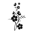 thumbnail image 2 of Wweixi Wall Sticker Flower Vines Smooth Wallpaper Home Accessory Decoration, 2 of 6