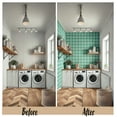 thumbnail image 3 of S4Sassy Classic Plaid Wallpaper Blue Walls Covering, 25" x 120" Self-Adhesive Vinyl Wall Paper, Decorative Wallwrap, Easy DIY Wall Covering For Bedroom, Living Room, Living Space, 3 of 8