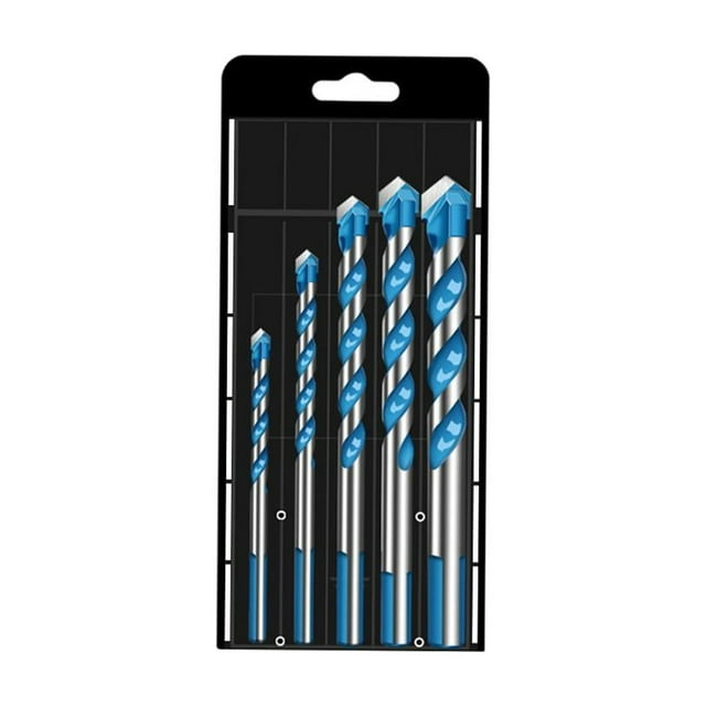 Juego de brocas multifuncionales de acero de aleación para abridor de agujeros de mármol y porcelana 5 6 8 10 12 mm