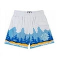 thumbnail image 1 of Pantalones cortos de fitness para hombre, Shorts masculinos de malla transpirable, a la moda, de estilo deportivo, Para playa, 2024, 1 of 5