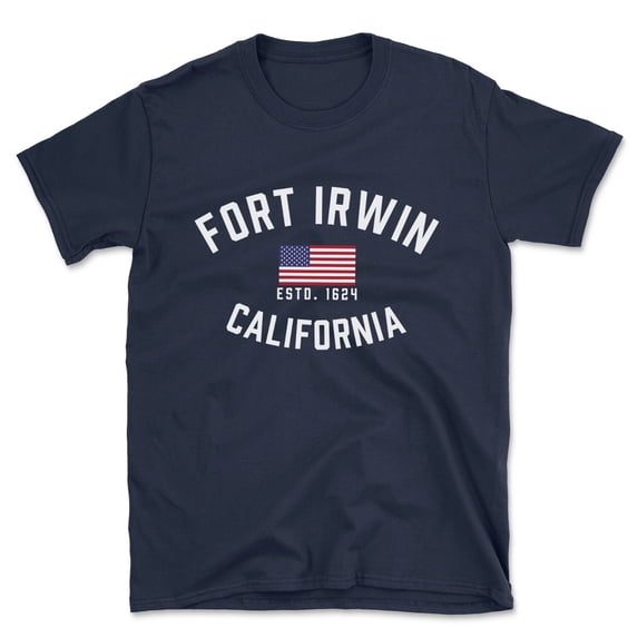 Fort Irwin California Patriot Men's Cotton T-Shirt