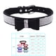 thumbnail image 2 of Methold Decoración para mascotas Cachorro Perro Gato Collar ajustable prop Correa Hebilla Rhinestone PULeather Suministros para perros negro METRO, 2 of 3