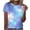 Pink, variant on JTZGDY Fashion 3D Tie Dye Galaxy Space T-Shirts for Women Cute Summer Short Sleeve Basic Crewneck Petite Tops Trendy Novelty Graphic Tees Blouse Red#01 L