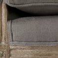 thumbnail image 2 of Zentique B007-2 E272 A048 Louis Grey Linen Settee, 51 x 34.75 x 27 in., 2 of 5
