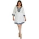 thumbnail image 5 of Vestido bordado Roman Fashion Tallas Extras 78087 Blanco 38, 5 of 6