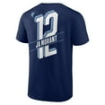 thumbnail image 3 of Men's Ja Morant Navy Memphis Grizzlies Full-Court Press Name & Number T-Shirt, 3 of 3