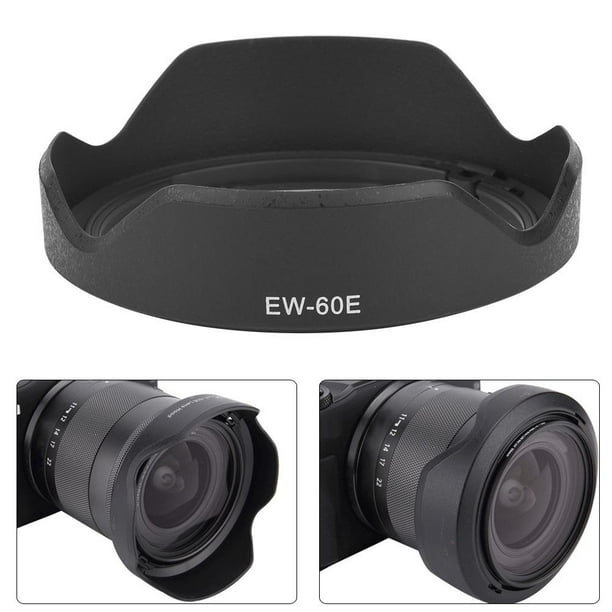 Tebru Ew 60e Abs Plastic Lens Hood For Canon Ef M 11 22mm F 4 5 6 Is Stm Camera Lens Hood Abs Lens Hood Walmart Com Walmart Com