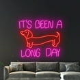 thumbnail image 5 of Handmadetneonsign It's Been A Long Day Dachshund Neon Sign, Dachshund Neon Light, Dachshund Dog, 5 of 5