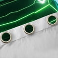 thumbnail image 4 of Castle Fairy Neon Sports Car Blackout Curtains Set of 2 (52x84 Each) for Teens, Green City Glow Window Curtains for Bedroom, Green Black, 4 of 6