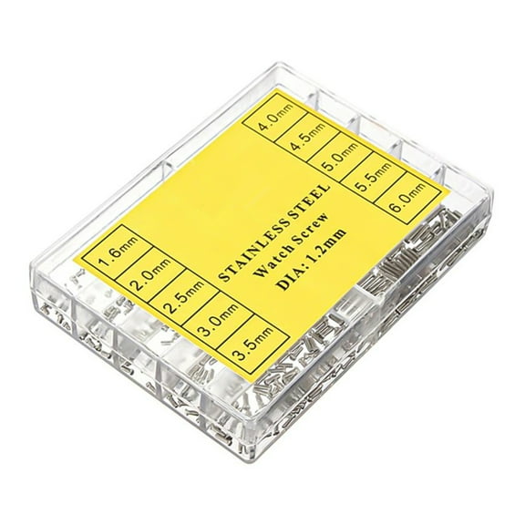 600Pcs Watch Repair Screw Kit Stainless Steel Screws in Various Sizes for Watch, Eyeglass, and Sunglass Repairs GUYUTING Spare Part