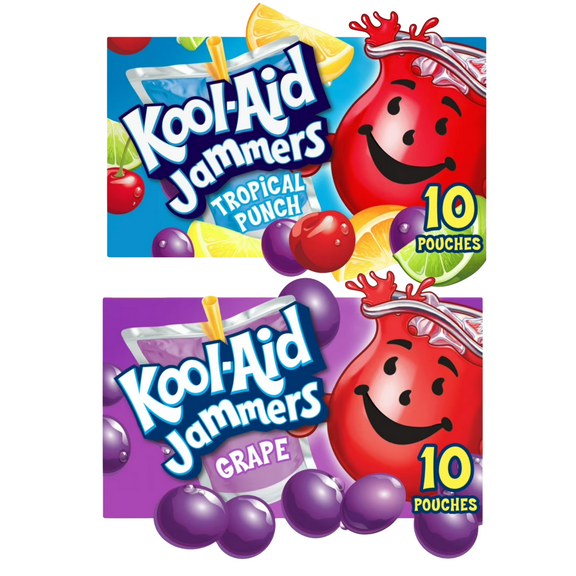 Kool-Aid Jammers Variety (Grape & Tropical Punch)