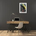 thumbnail image 3 of Hashimoto, Tetsuya 13x18 White Modern Wood Framed Museum Art Print Titled - Tricolor, 3 of 4