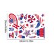 thumbnail image 3 of Adhesivos para ventanas del Día de la Independencia | Pegatinas patrióticas removibles | Decoración de vidrio con temática de EE. UU. | Calcomanías electrostáticas para decoración navideña, 3 of 6