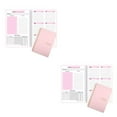 thumbnail image 2 of Justharion Weekly Planner Goal Notebook Durable And Exquisitely Crafted For Efficient Agenda Planning Habit Pink 2Set, 2 of 6