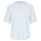 thumbnail image 3 of Blusa y camisa de manga larga con cuello alto para hombre, holgada, de algodón y lino, lisa, de manga corta, con cuello en V., 3 of 4
