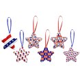thumbnail image 1 of 30 piezas de adornos para el Día de los Caídos, adornos para el 4 de julio, adornos de estrellas con la bandera patriótica estadounidense, 1 of 5