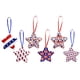 thumbnail image 1 of 30 piezas de decoraciones del Día de los Caídos, adornos del 4 de julio para árbol, adornos de estrella de la bandera patriótica americana, 1 of 5