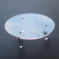thumbnail image 3 of Acrylic Display Platform Toy Model Display Accessories Round Clear 80x50mm, 3 of 3