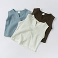 thumbnail image 4 of Nmmacb Little Boys Girls Vest 3-8Y Kids Toddler Girls Summer Sleeveless Cotton for Baby Sleeveless Tops Casual Kids Clothing, 4 of 9