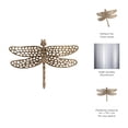 thumbnail image 5 of Decorative Metal Dragonfly with Cutouts Figurine with Home Decor - Modern Glam Sculpture for Bathroom, Bedroom, and Living Room - Ornament Accent for Shelf and Coffee Table - 2", Gold, 5 of 10