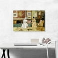 thumbnail image 2 of ARTCANVAS A Friendly Call Canvas Art Print by William Merritt Chase - Size: 26" x 18" (0.75" Deep), 2 of 9