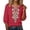 Red, variant on T Shirts for Women V Neck Cute Floral Embroidered Boho Tops Half Sleeve Casual Blouses Loose Tunics Tees Red XXL