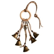Pompotops Metal Bells for Door Knob Vintage Wind Chimes With Keys For Home Protection And Decoration Doorbells