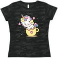 thumbnail image 3 of Inktastic Teacup Unicorn Women's T-Shirt, 3 of 5