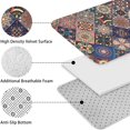 thumbnail image 5 of Multicolor Ethnic Geometric Pattern Bathroom Rugs Sets 3 Piece,Toilet Cover Set,Absorbent Non Slip Bathroom Mats Sets with U-Shaped Contour Rug Toilet Rug Set, 5 of 5