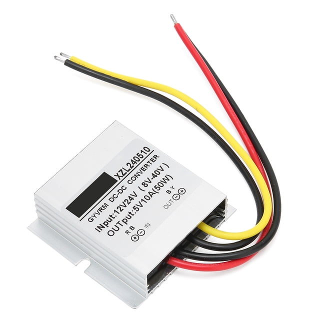 Reductor de voltaje V, Reductor de voltaje DCDC Reductor de voltaje de 12 V Un reductor de voltaje compacto y liviano