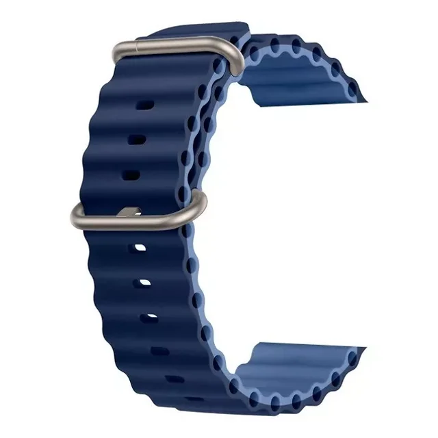 Correa Silicon Oceano Compatible Con Apple Watch 8 7 6 5 4 3