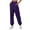 1#Purple, variant on Beige Cargo Pants Womens Fashion Sweatpants Comfortable High Waisted Jogging Pants With Pockets Casual Sweatpants Fall Outfits Golf Pants Size L