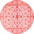 thumbnail image 1 of Ahgly Company Indoor Round Persian Red Traditional Area Rugs, 5' Round, 1 of 4
