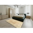 thumbnail image 5 of Ahgly Company Machine Washable Indoor Rectangle Contemporary Brown Gold Area Rugs, 5' x 7', 5 of 7