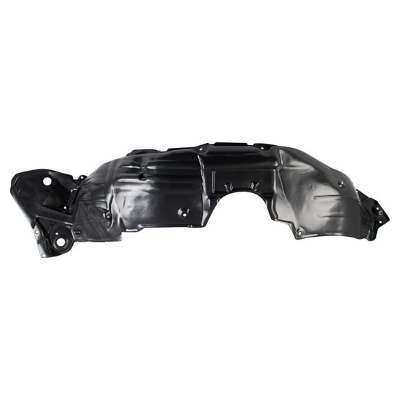 TRQ Front Right Inner Fender Liner Black Passenger Side Fits Select 2014-2019 Toyota Highlander TO1249194