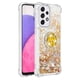 thumbnail image 2 of Funda para Samsung Galaxy A33 5G con Brillo Líquido Flotante, Purpurina, Parachoques y Anillo Giratorio Soporte, 2 of 5