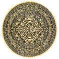 thumbnail image 3 of Safavieh Adirondack Xavier Oriental Area Rug, Gold/Black, 4' x 4' Round, 3 of 10