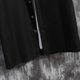 thumbnail image 5 of Camisa Elvqul Hombre Liso Economicas Negro Manga Corta con Solapa Deportivas, 5 of 8