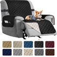thumbnail image 1 of CHOK 2024 Recliner Chair Cover Reversible Small Recliner Slipcover for Dogs Seat Width to 25 Inch Washable Couch Cover with Elastic Straps for Kids and Pets(Small Recliner  Coffee), 1 of 8