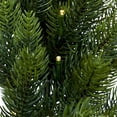 thumbnail image 6 of Northlight Real Touch™ B/O Pre-Lit Noble Fir Christmas Wreath - 24" - Warm White LED, 6 of 9
