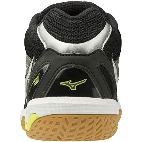 シューズ Mizuno Wave Fang PRO MID Mizuno] Badminton Shoes Wave Fang PRO MID Black x White x