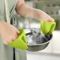 thumbnail image 1 of Household Solid Color Silicone Hand Clips Microwave Scalding Gloves Reusable Late Gloves Rubber Gloves Heavy Duty Pack of Gloves for Men Work Night Gloves Household Rubber Gloves Extra Large, 1 of 3