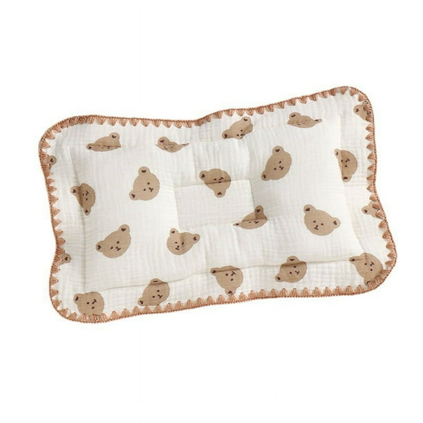 ER Accesorios de almohada suave para bebé recién nacido, almohada para decoración de habitación de bebé recién nacido, almohada para el cuidado de la madre y el niño, oso brillar Electrónica