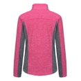thumbnail image 2 of Little Donkey Andy Women's Lightweight Recycled Polar Fleece Hiking Jacket Full Zip Thermal Ski Travel Outerwear Rose Heather XS, 2 of 7