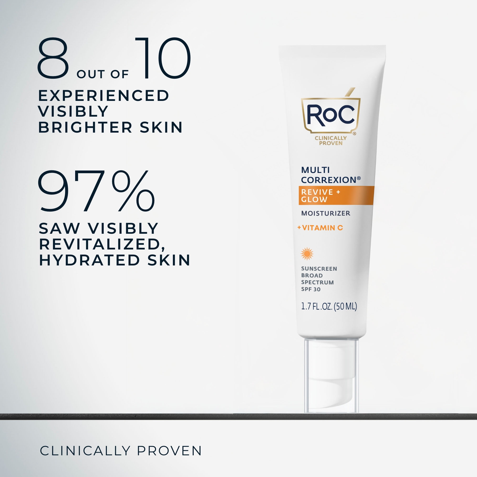RoC Multi Correxion Revive + Glow Moisturizer SPF 30, 1.7 Fl.oz