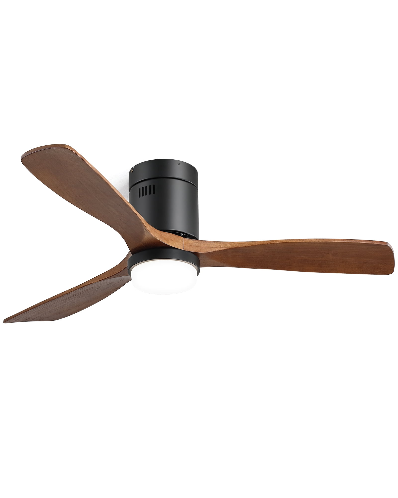 Sofucor 52-Inch Modern Ceiling Fan with Integrated LED Light and Remote Control